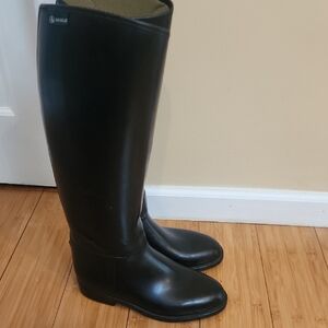 Aigle Women's Classic Black Rain Boots